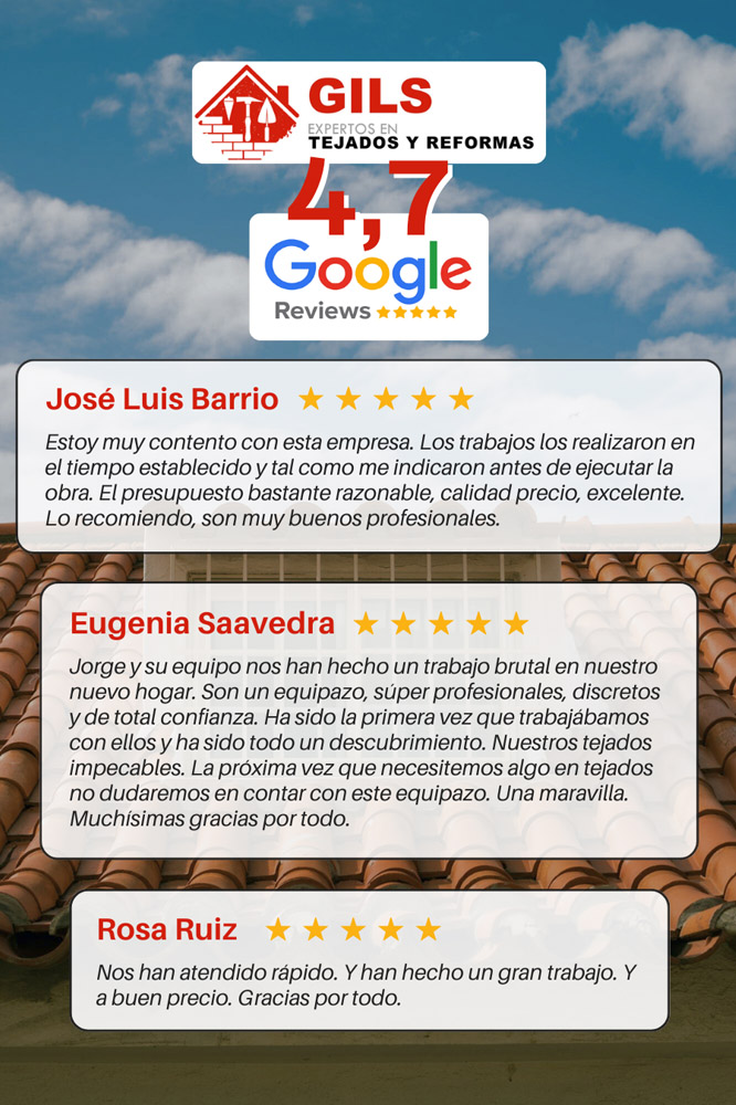 Empresas Tejados Madrid OPINIONES