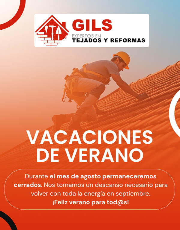Tejados y Goteras GILS Madrid Vacaciones 2026